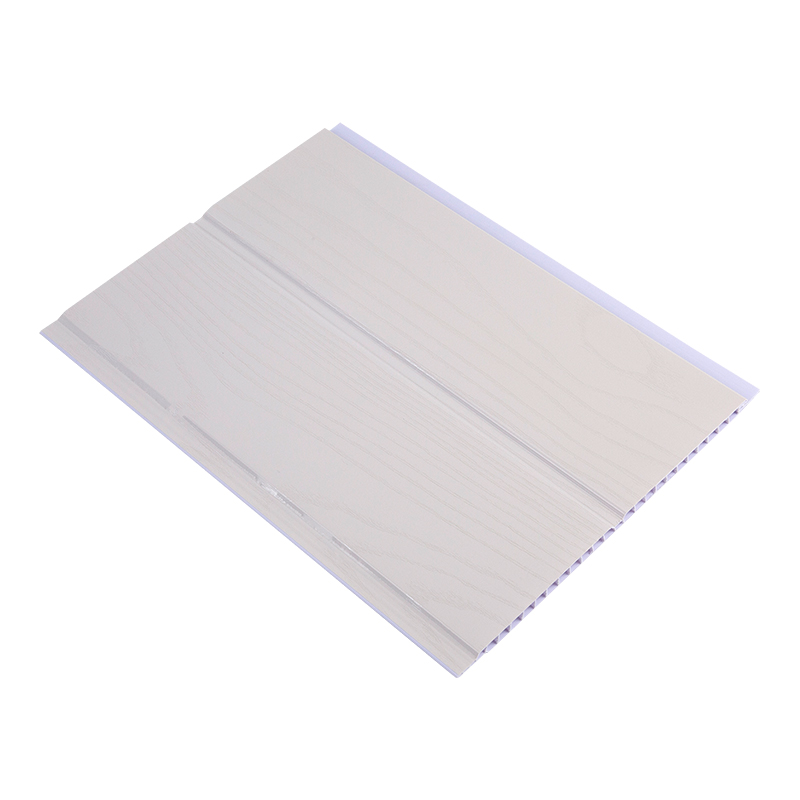แผ่นหุ้มผนังสีขาวประสานกันติดผนัง PVC แผงติดผนัง yxpvc208